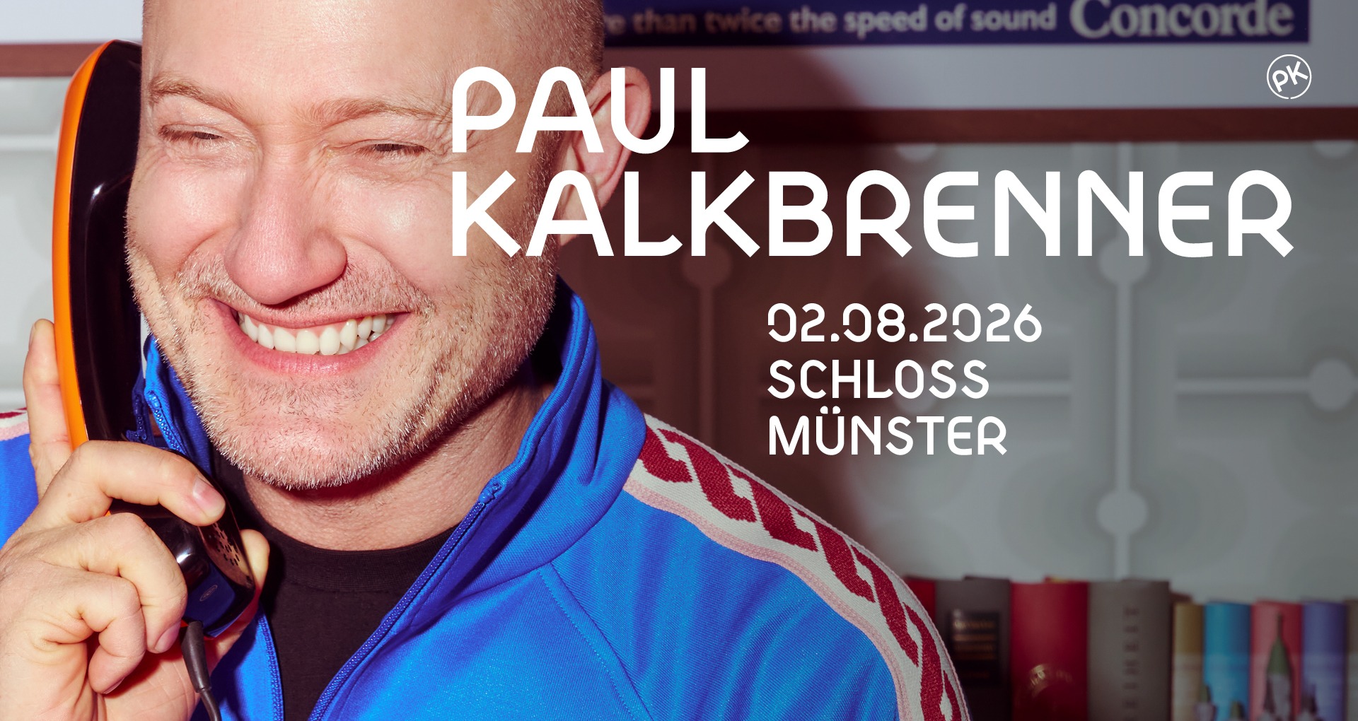 Paul Kalkbrenner am 2. August 2026 vor dem Schloss Münster